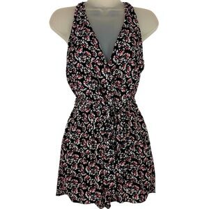 Express | Ditzy Floral Romper V-neck - Summer - Vacation